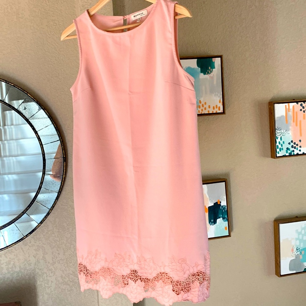 Rose pink tea party dress